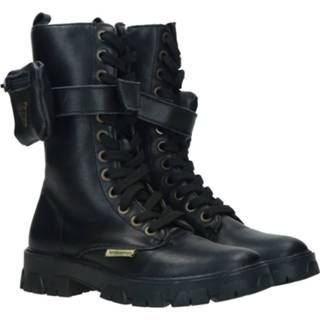 👉 Veterboots meisjes zwart vrouwen leer Vingino Roxanne veterboot 8718551589975