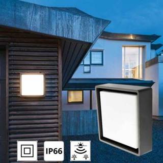 👉 Buitenlamp zwart LED SG Frame Square 3000K 5.8W 500 lumen licht donker schakelaar 7021986052527