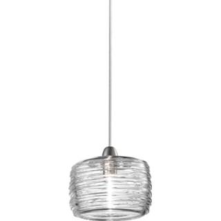 👉 Hang lamp metaal nikkel warmwit Paolo Crepax a+ LED hanglamp Damasco helder Ø 12 cm