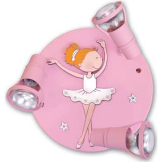 👉 Ballerina's hardroze BALLERINA plafondlamp met 3 spots