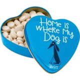 👉 Snoep pakket snacks gist hond blik Sanal hartenblik home is where my dog snoepjes 60 GR 8711908299503