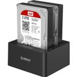 👉 Opslagbehuizing zwart active ORICO 6629US3-C 2-bay USB 3.0 Type-B 2,5 inch / 3,5 SATA HDD SSD externe Harde schijfdoos (zwart)