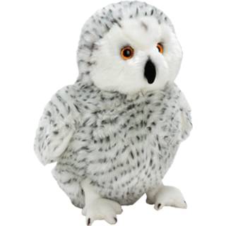 👉 Knuffel pluche kinderen dieren Sneeuwuil 33 cm