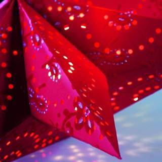 👉 Rood Prachtige ster Aratorp, 45 cm