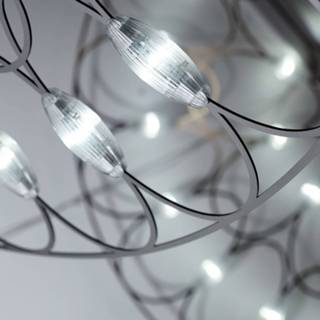 👉 Hanglamp nikkel mannen Lafra - een LED als mandala