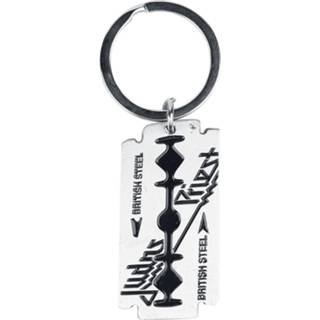 👉 Sleutel hanger steel zilverkleurig hoofdmateriaa zinklegering unisex zwart Judas Priest - British Sleutelhanger 5056365705000