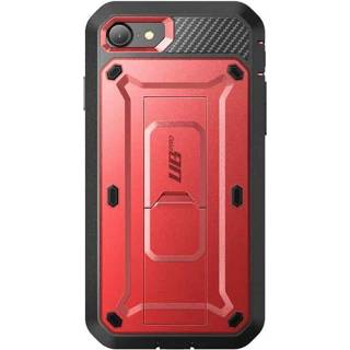 👉 Supcase UB Pro hoesje met screenprotector iPhone SE 2020 - 8 - 7 - metallic Groen