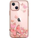 👉 Screenprotector roze transparant COSMO 360° Backcover Hoesje Met Screen Protector iPhone 13 - Vlinders 843439115392