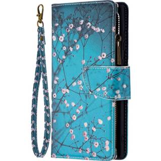 👉 Portemonnee blauw Fonu Samsung S22 Ultra Wallet Hoesje - Japanse Sierkers 8720598438406