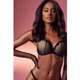 👉 Mesh Valentijns Super Push Up Beha Met Stippen, Black