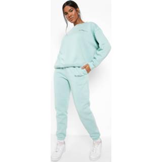 👉 Dsgn Trainingspak Met Sweater, Sage