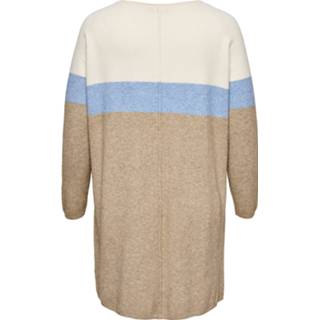 👉 Gebreide jurk viscose l vrouwen bruin 'Laura' 5715214095791