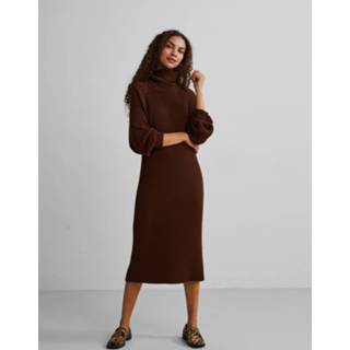 👉 Gebreide jurk l vrouwen bruin 'Mavi' 5715305329200