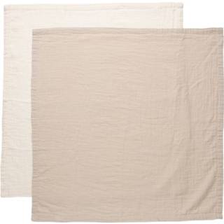 👉 Hydrofiele doek active Bébé-jou 70x70 cm. - 2 stuks Pure Cotton Sand 8714929000325
