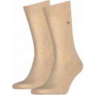 👉 Sock beige mannen Tommy Hilfiger Men Classic Light Melange 2-Pack-47/49 8713537990851 8713537990868