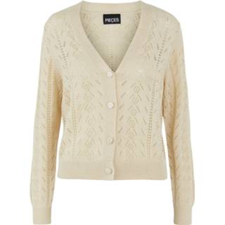 👉 Vest l vrouwen wit Gebreid 'Ofine' 5715214330953