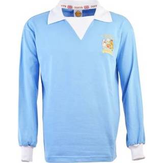 👉 Voetbal shirt mannen Manchester City Retro Voetbalshirt League Cup 1976