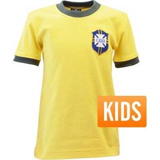 👉 Voetbal shirt kinderen Brazilië Retro Voetbalshirt WK 1970 -
