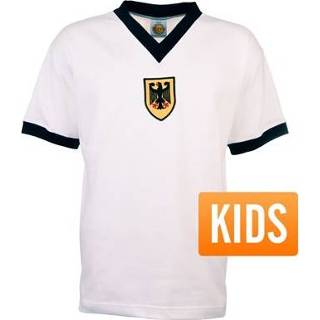 👉 Voetbal shirt kinderen West-Duitsland Retro Voetbalshirt 1972 -