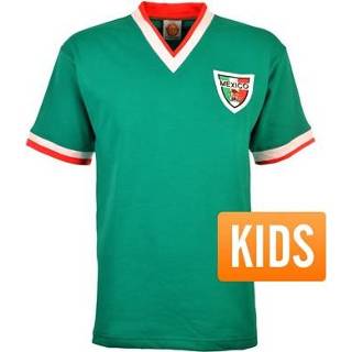 👉 Voetbal shirt kinderen Mexico Retro Voetbalshirt 1960's -