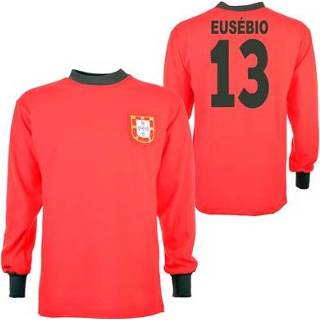 👉 Voetbal shirt Portugal Retro Voetbalshirt Eusébio W.K. 1966