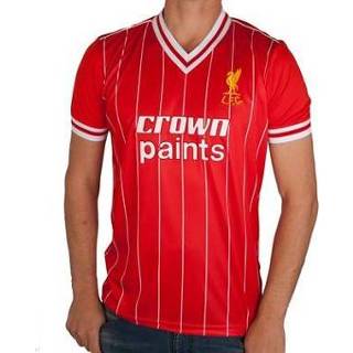 👉 Voetbal shirt Liverpool Crown Paints Retro Voetbalshirt 1982