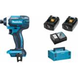 👉 Makita DTD152RMJ 18V Li-Ion accu slagschroevendraaier set (2x 4.0Ah accu) in Mbox