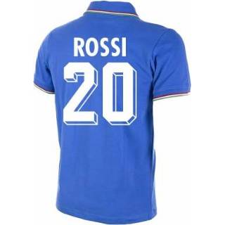 👉 Voetbalshirt Italië retro WK 1982 + Rossi 20