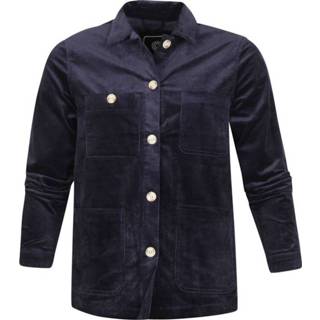 👉 Over shirt stretch male blauw XL me e Blue Industry Overshirt Corduroy Donkerblauw 8719476468208 2900055963016