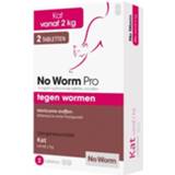 👉 No Worm Pro Kat 1-12 kg Tabletten - Wormenmiddel 2 stuks 8713112003792