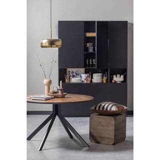 👉 Bijzettafel bruin hout active Lio donkerbruin 46x46x46cm 8714713148264