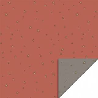 👉 Inpakpapier rood active House of products sterren - blush red 3 m 8713417015896