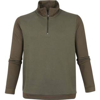 👉 Pullover donkergroen effen male XL olijfgroen nylon Suitable Prestige Haco Half Zip 8720008733572 2900056007023