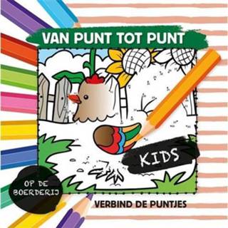 👉 Lantaarn active kinderen publishers tekenboek van punt tot kids - op de boerderij 9789463546966