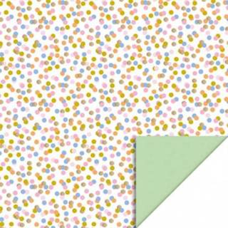 👉 Inpakpapier small active House of products confetti bright - pistache 3 m 8713417015834