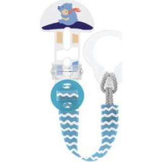 👉 Speen blauw kunststof jongens MAM Fopspeen clip it!, beer in 4042894712375