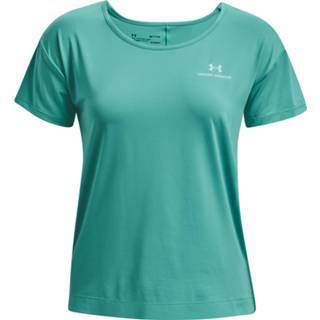 👉 Shirt l turkoois vrouwen Under Armour Rush Energy Core T-shirt Dames