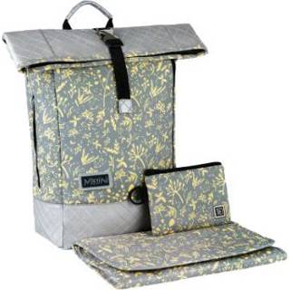 👉 Meisjes grijs MOON Wisselrugzak Ice Flower Collectie 2022 4025583040034