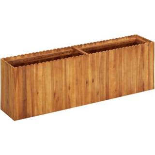 👉 Plantenbak acaciahout VidaXL verhoogd 150x30x50cm massief 8719883722931