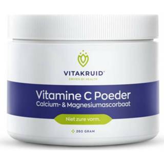 👉 Vitamine C poeder active Vitakruid Calcium-&Magnesiumascorbaat 260 gr 8717438691497