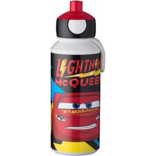 👉 Drinkfles jongens rood MEPAL Pop-up Campus 400 ml - Cars Go 8711269987842