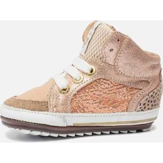 👉 Schoenen leer girl metaal baby's Shoesme Babyproof leren lopen metallic 8720353328591