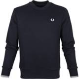 👉 Sweater l XL male m XXL donkerblauw marine merklogo blauw katoen Fred Perry Logo Navy 5034605846133 2900033940022 5034605846140 2900033940039 5034605846157