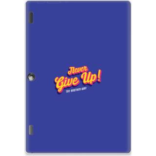 👉 Lenovo Tab 10 | 2 A10-30 Back cover met naam Never Give Up 8720632413499