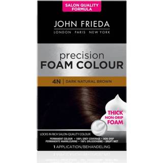 👉 Haarkleuring bruin foam active John Frieda Precision Colour 4N Dark Natural Brown 5037156234442