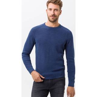 👉 Trui merino wol effen blauw male Brax Style Roy 4064501083944 2900044801039 4064501760050 2900044801046