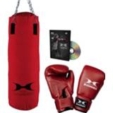 👉 Bokszak active Hammer FIT Boxing Set - 60 cm + 10 oz Bokshandschoenen DVD 4005251920127