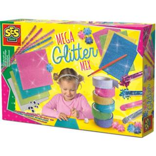 👉 Knutselset active SES Creative Mega Glitter 8710341141097