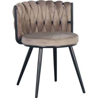 👉 Zand velvet Custom Made beige Moon chair -