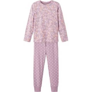 👉 Pyjama katoen mix meisjes Name it 2-delig Nkf night set Vlierbes 5715213580311